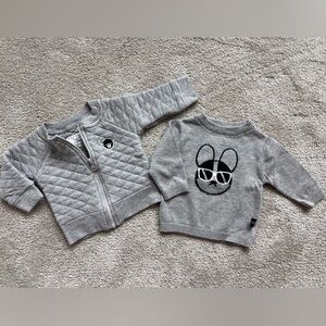 HUXBABY, size 3-6M, sweater bundle